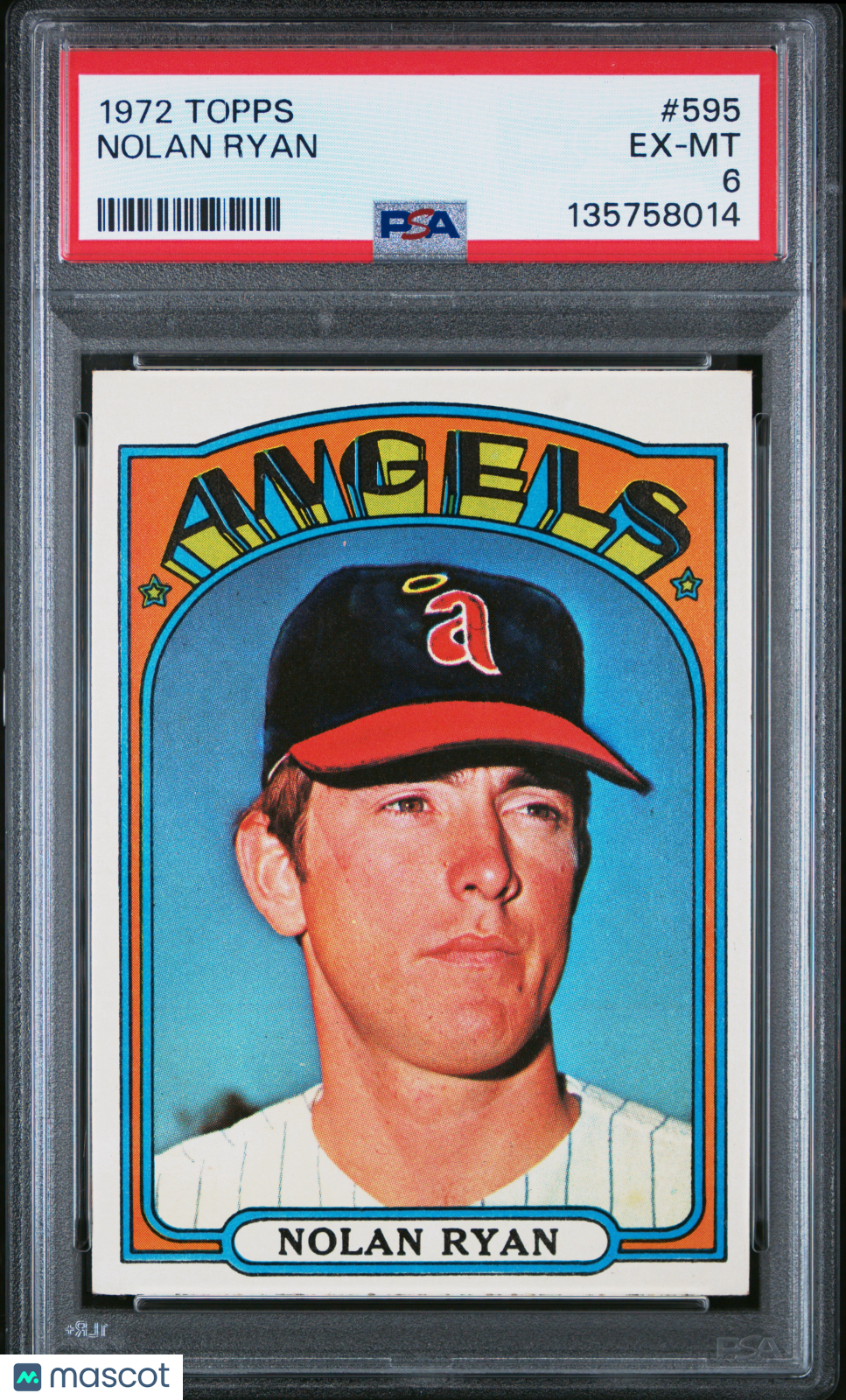 1972 Topps Nolan Ryan #595 PSA 6