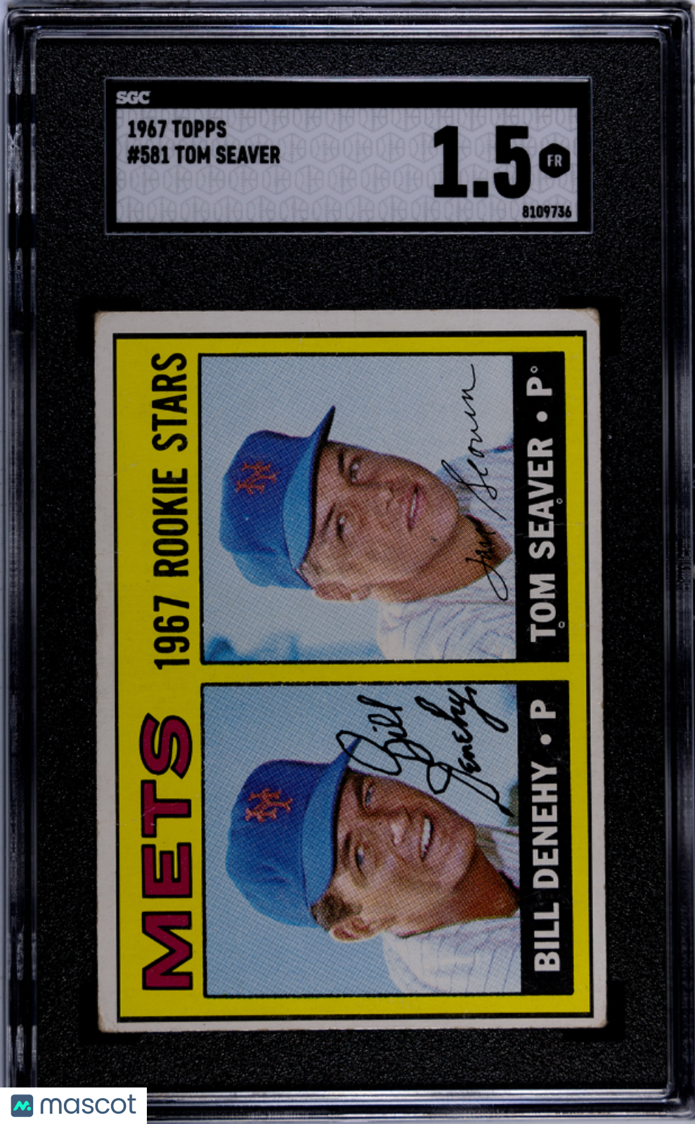 1967 Topps Tom Seaver #581 SGC 1.5