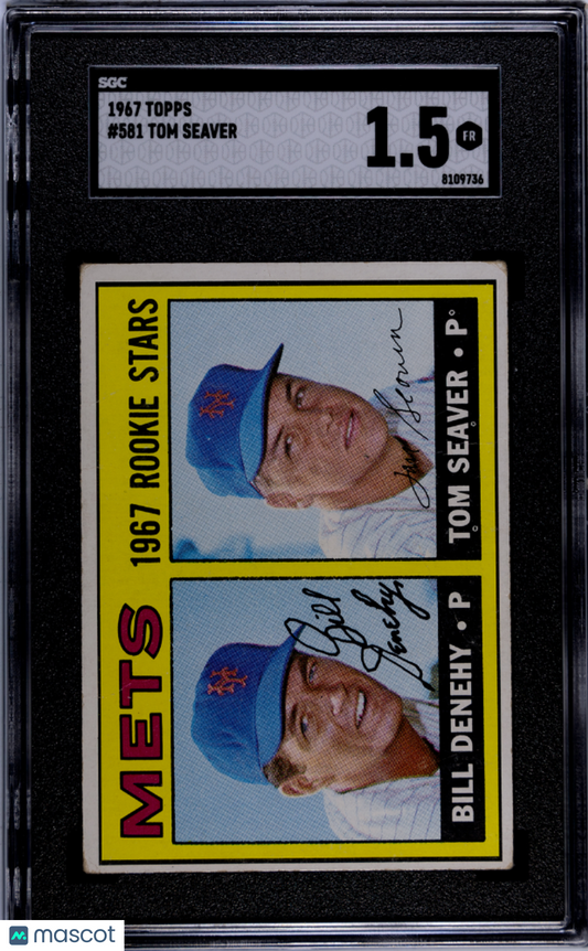 1967 Topps Tom Seaver #581 SGC 1.5