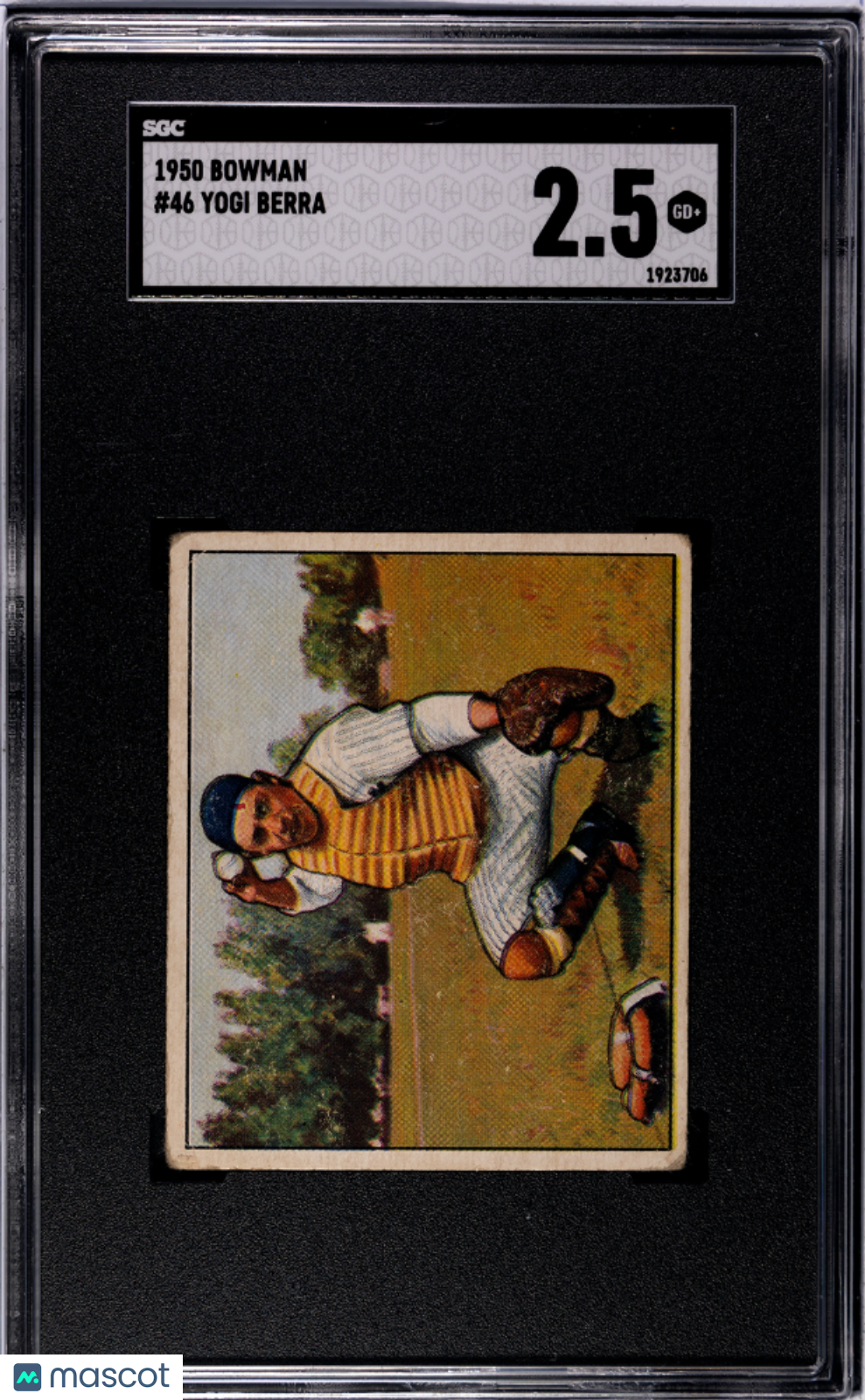 1950 Bowman Yogi Berra #46 SGC 2.5