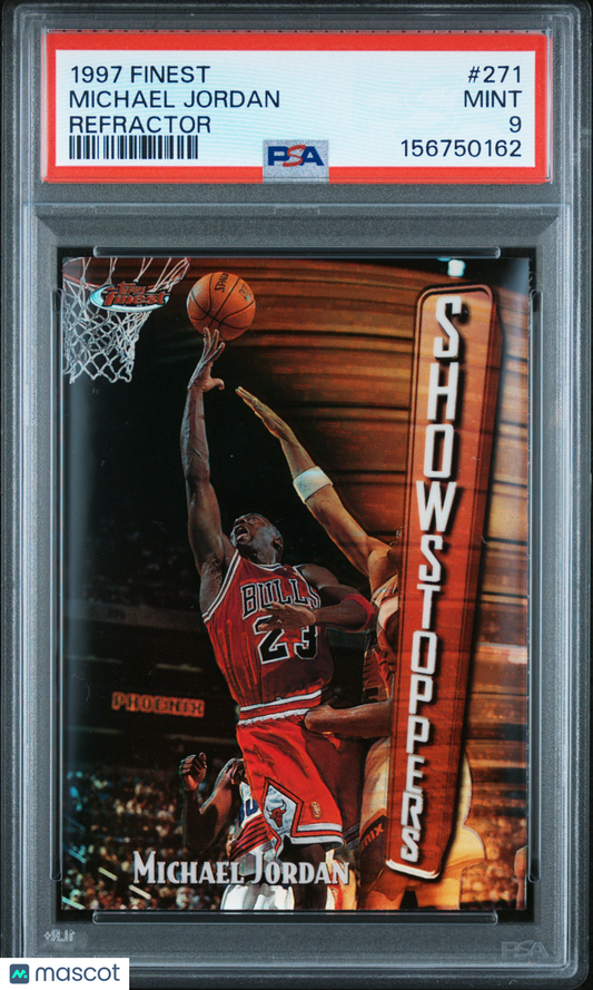 1997 Finest Michael Jordan #271 Refractor PSA 9