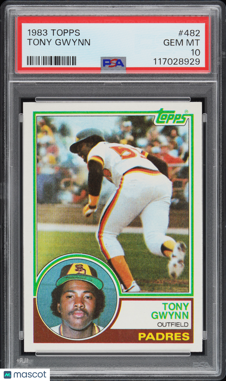 1983 Topps Tony Gwynn #482 PSA 10
