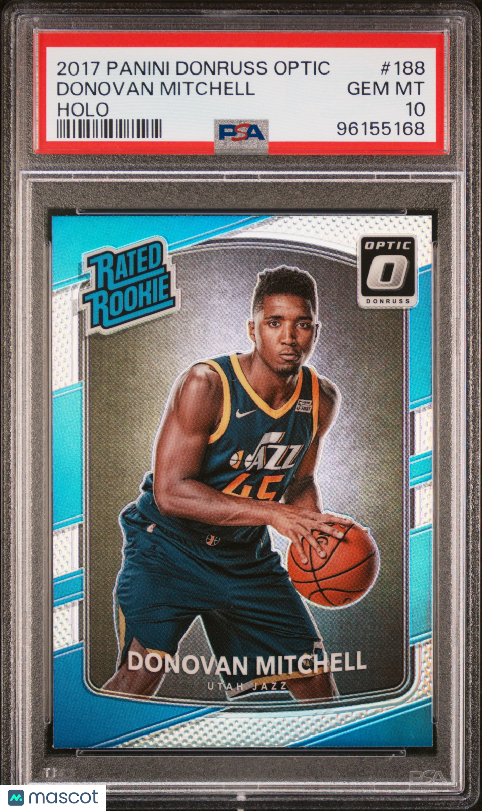 2017 Panini Donruss Optic Donovan Mitchell #188 Holo PSA 10