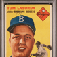 1954 Topps Tom Lasorda #132 MK PSA 1.5