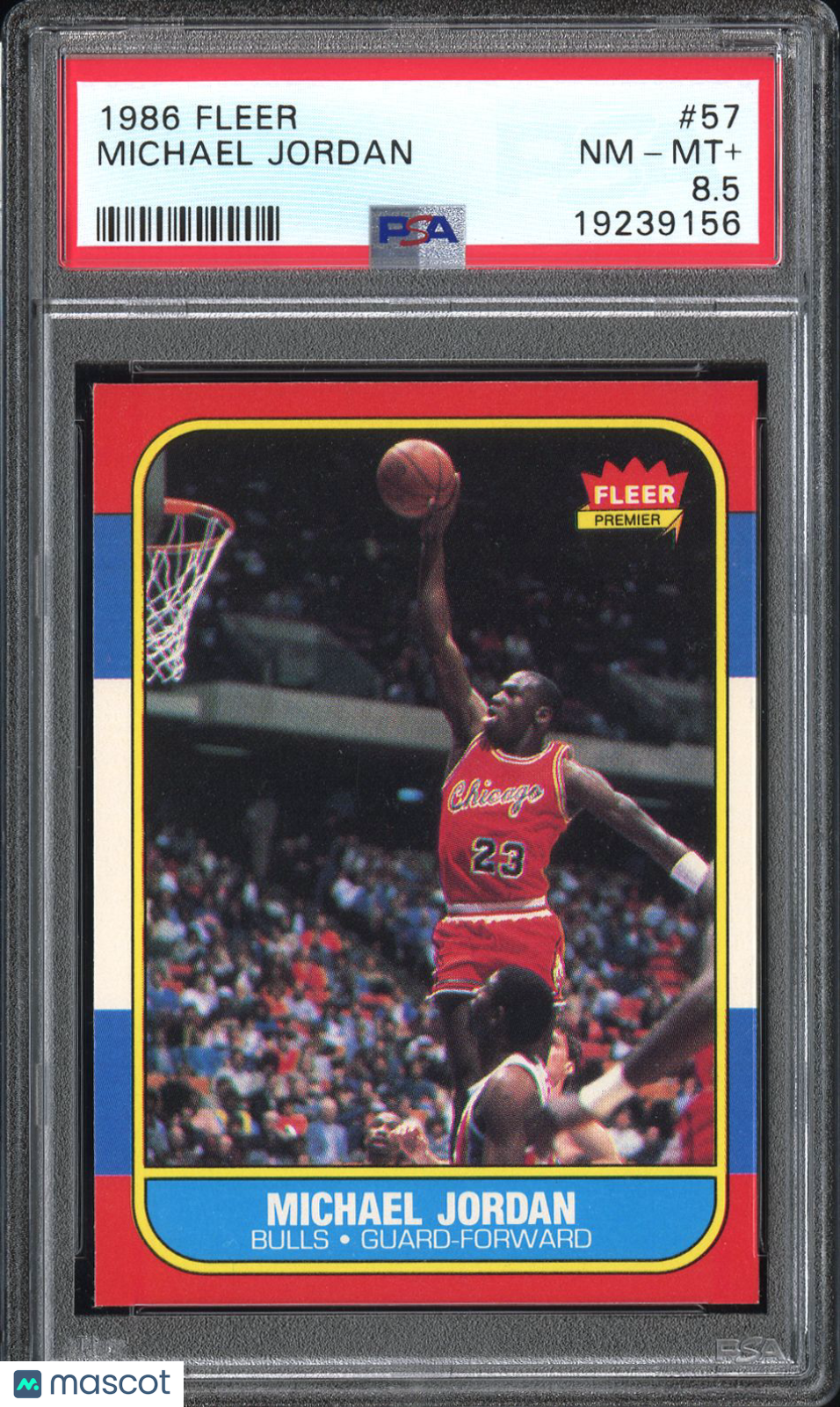 1986 Fleer Michael Jordan #57 PSA 8.5