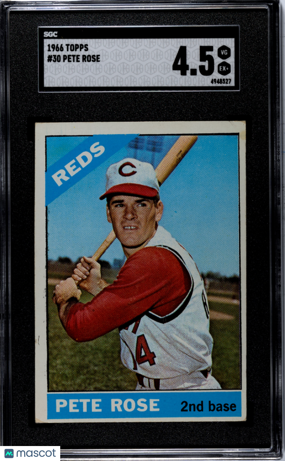 1966 Topps Pete Rose #30 SGC 4.5