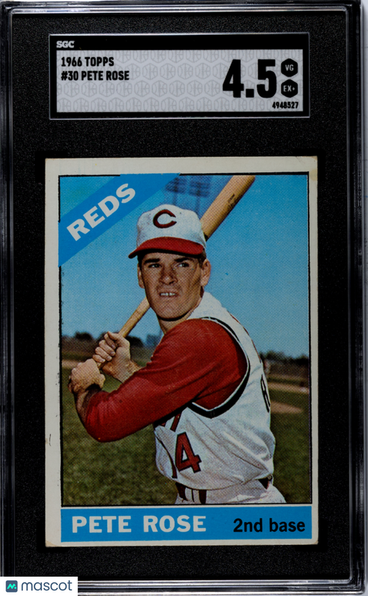 1966 Topps Pete Rose #30 SGC 4.5