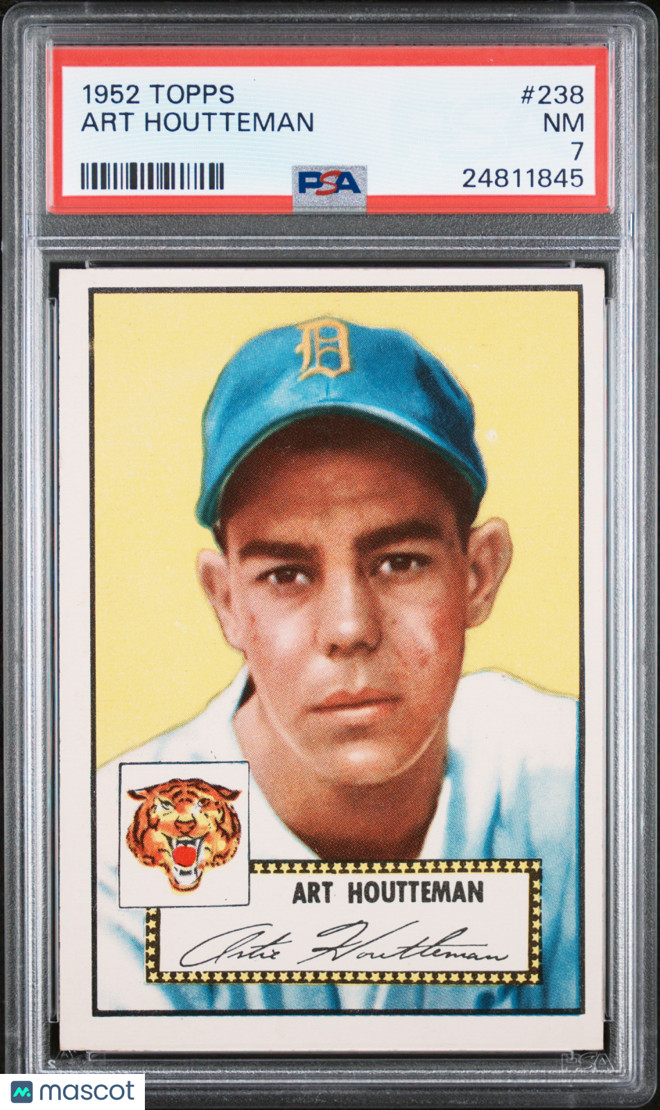 1952 Topps Art Houtteman #238 PSA 7