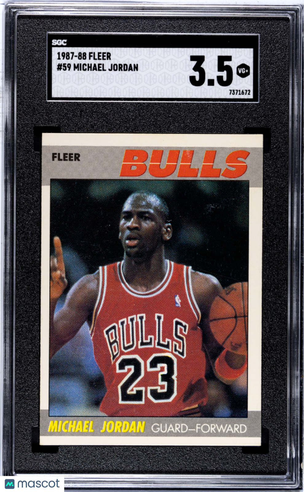 1987 Fleer Michael Jordan #59 SGC 3.5