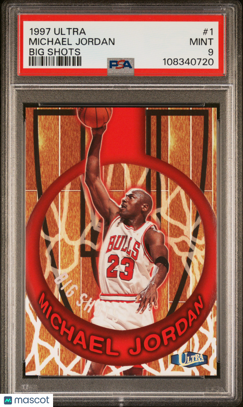 1997 Ultra Big Shots Michael Jordan #1 PSA 9