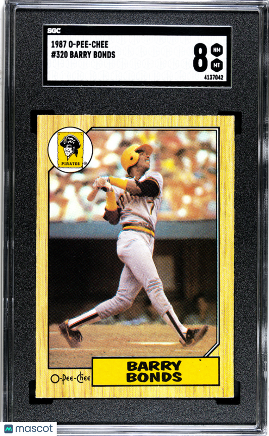 1987 O-Pee-Chee Barry Bonds #320 SGC 8