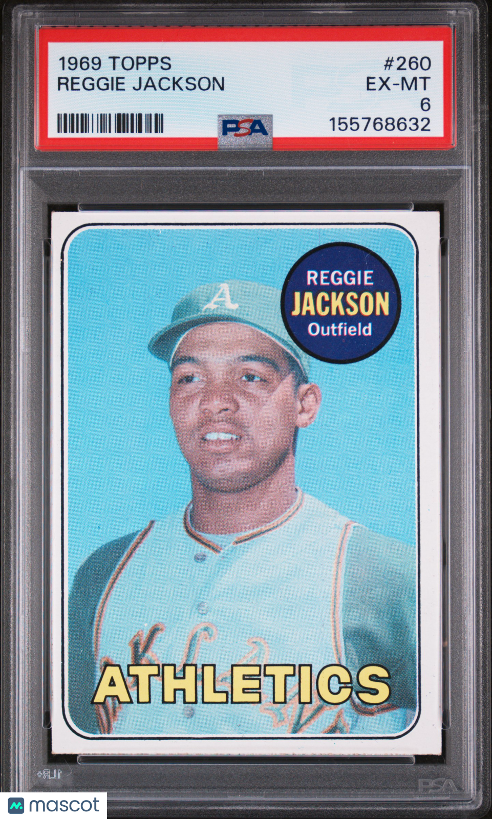 1969 Topps Reggie Jackson #260 PSA 6
