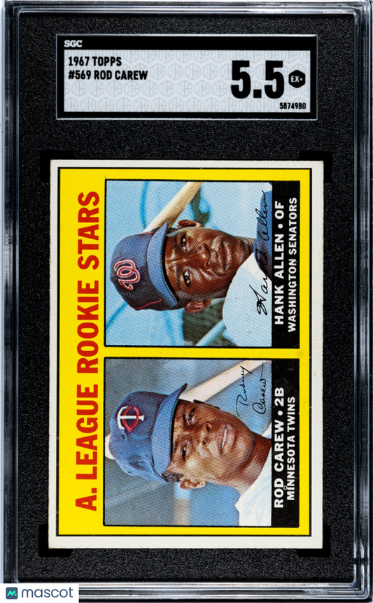 1967 Topps Rod Carew #569 SGC 5.5