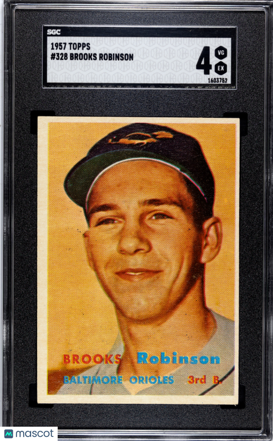 1957 Topps Brooks Robinson #328 SGC 4