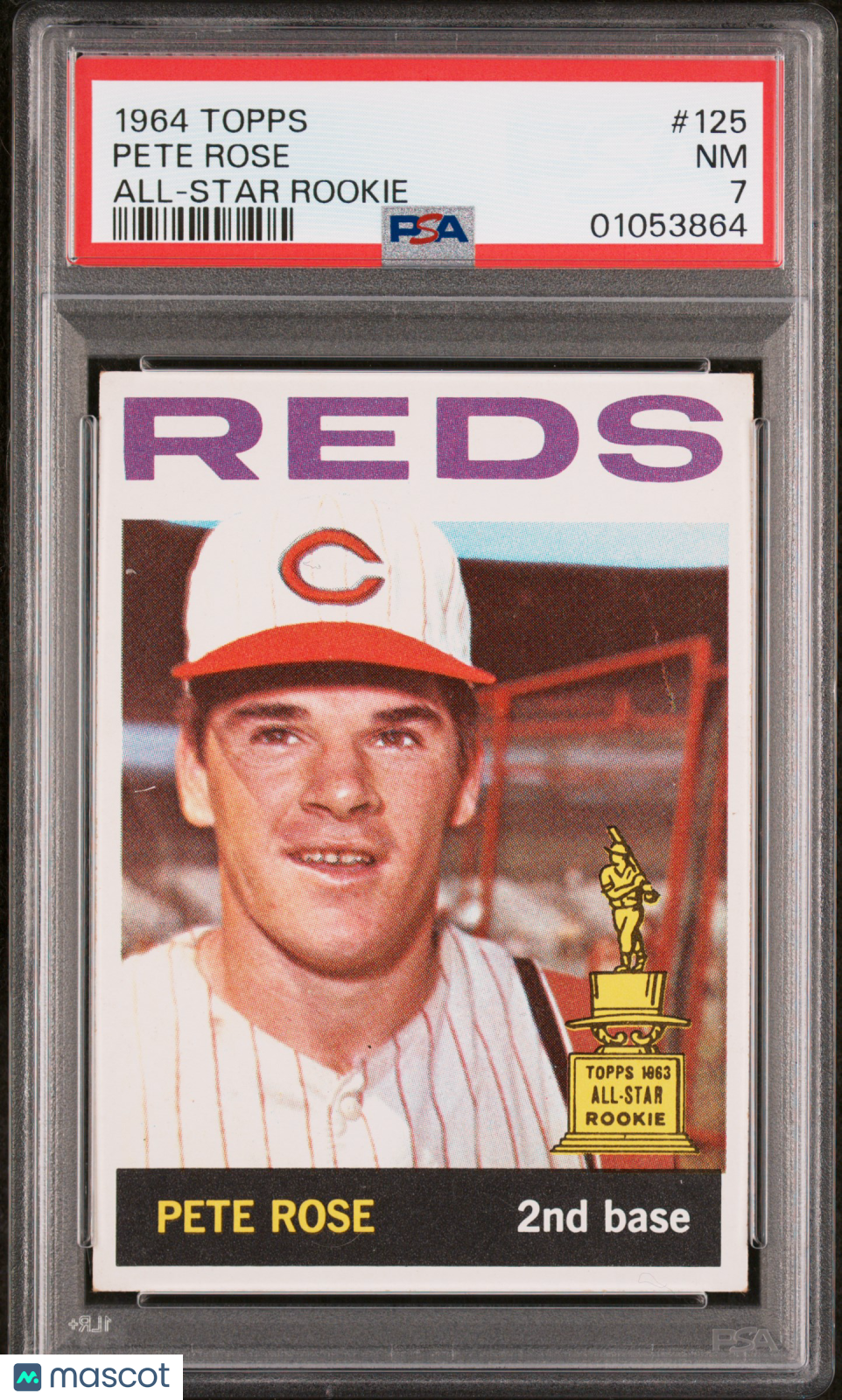 1964 Topps Pete Rose #125 All Star Rookie PSA 7