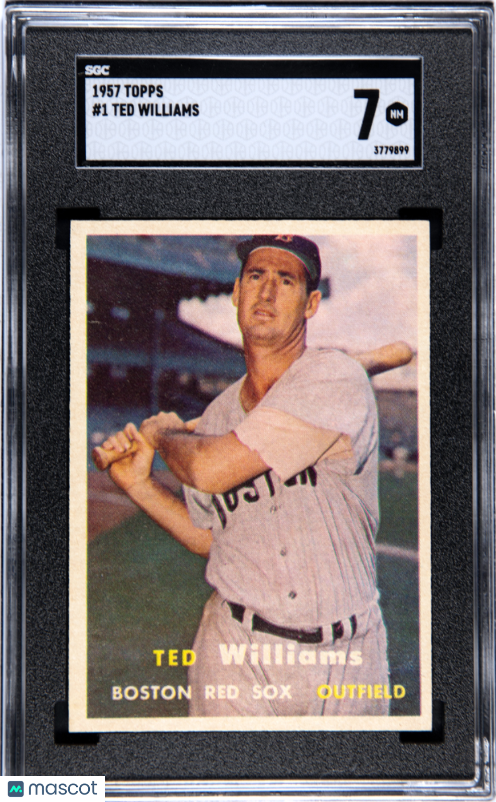 1957 Topps Ted Williams #1 SGC 7