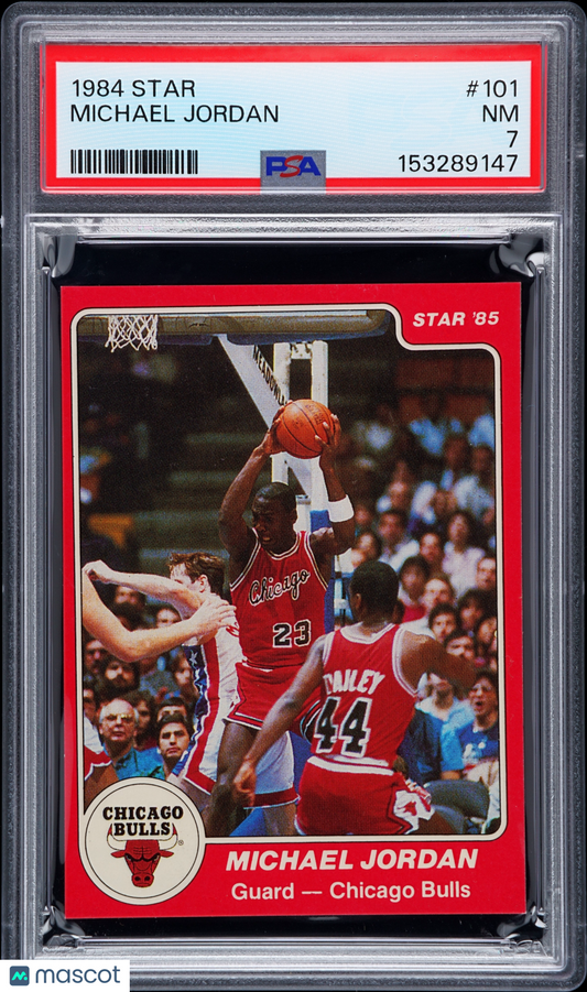 1984 Star Michael Jordan #101 PSA 7