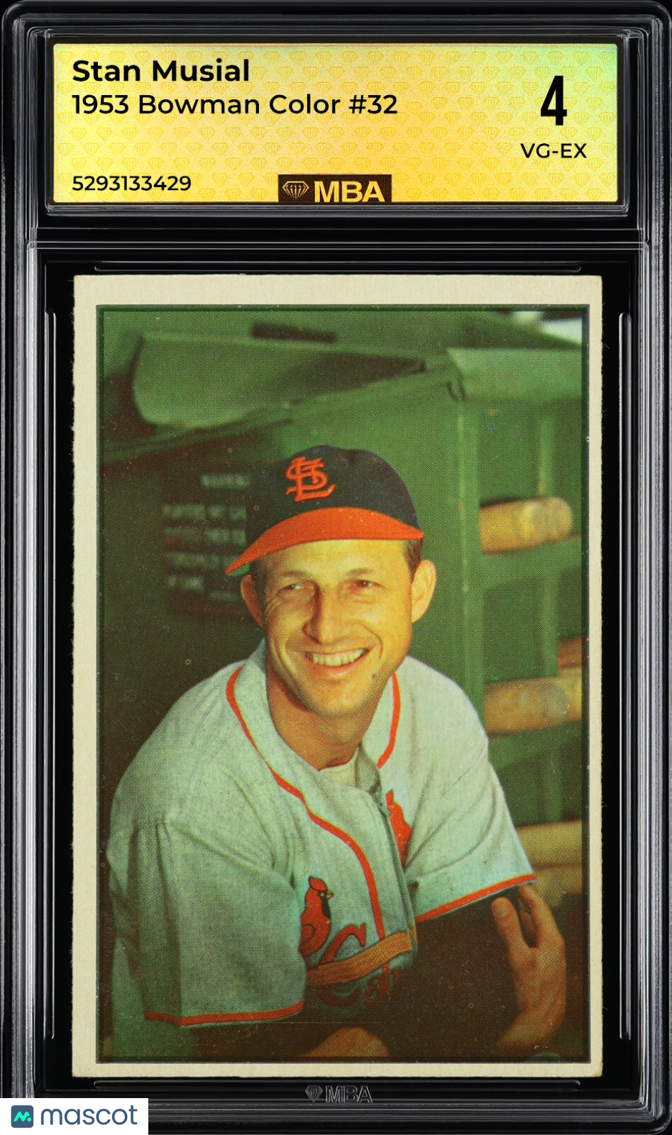 1953 Bowman Color Stan Musial #32 MBA 4