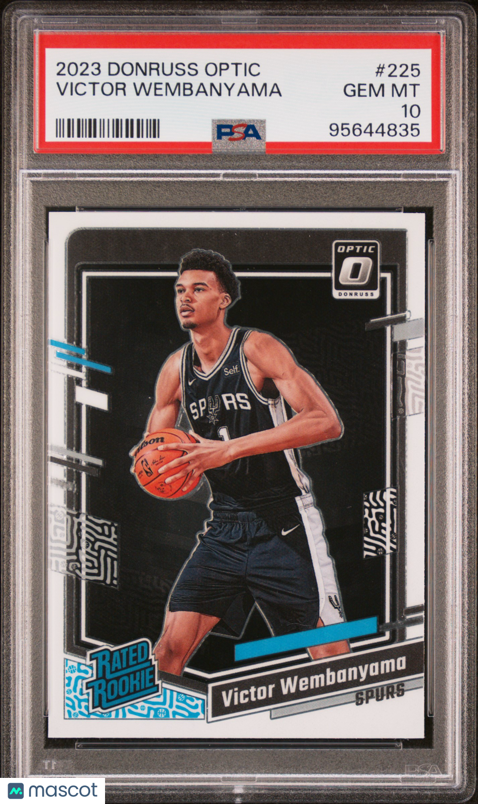 2023 Panini Donruss Optic Victor Wembanyama #225 PSA 10