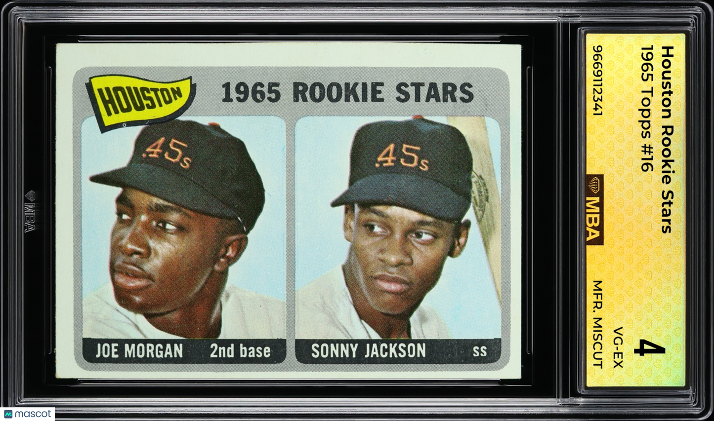 1965 Topps Houston Rookie Stars #16 MBA 4 RC