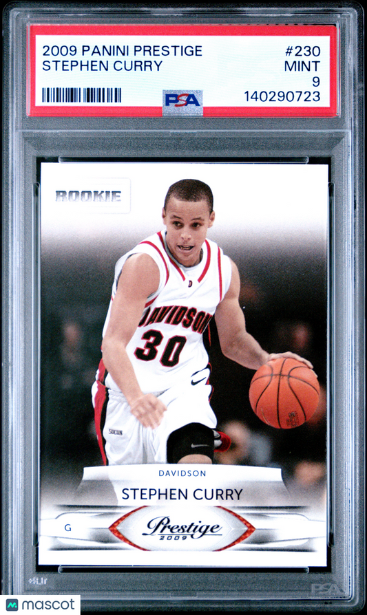 2009 Panini Prestige Stephen Curry #230 PSA 9