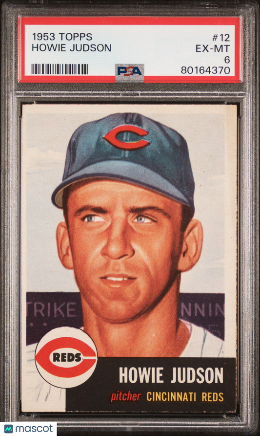 1953 Topps Howie Judson #12 PSA 6