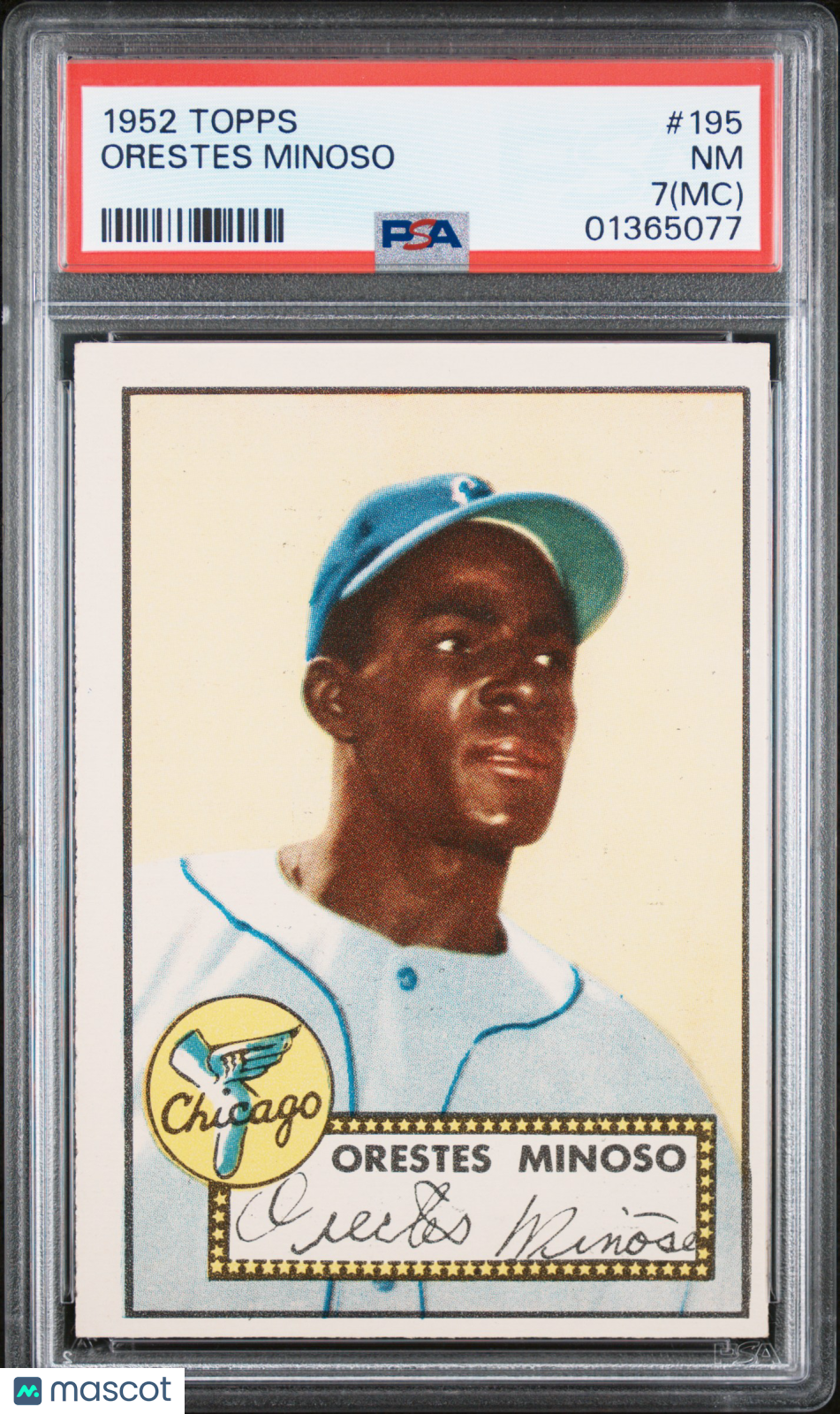 1952 Topps Orestes Minoso #195 PSA 7 MC