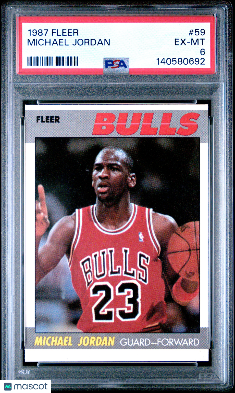 1987 Fleer Michael Jordan #59 PSA 6