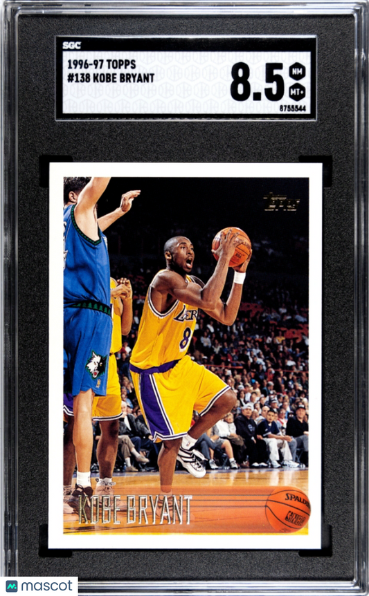 1996 Topps Kobe Bryant #138 SGC 8.5