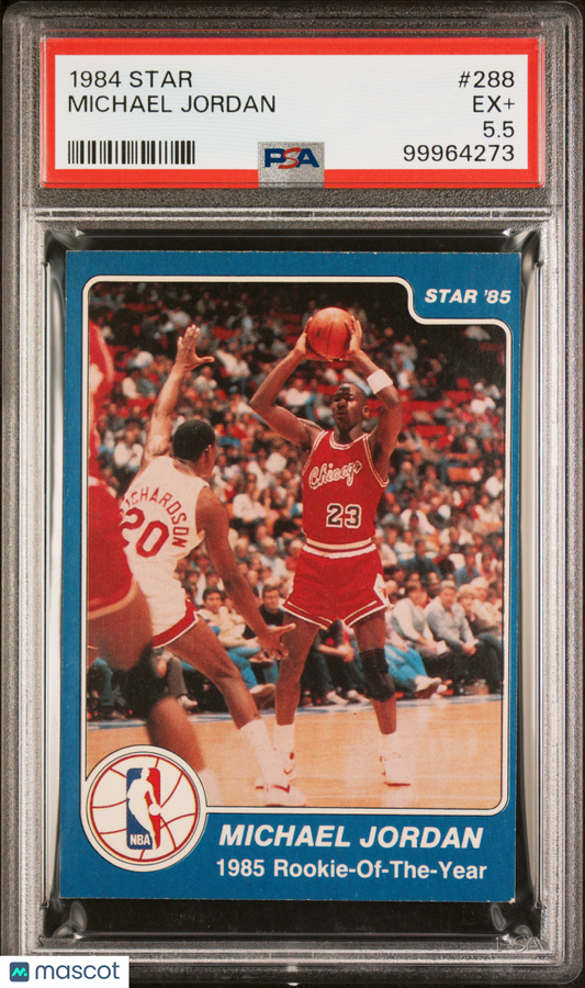1984 Star Michael Jordan #288 PSA 5.5