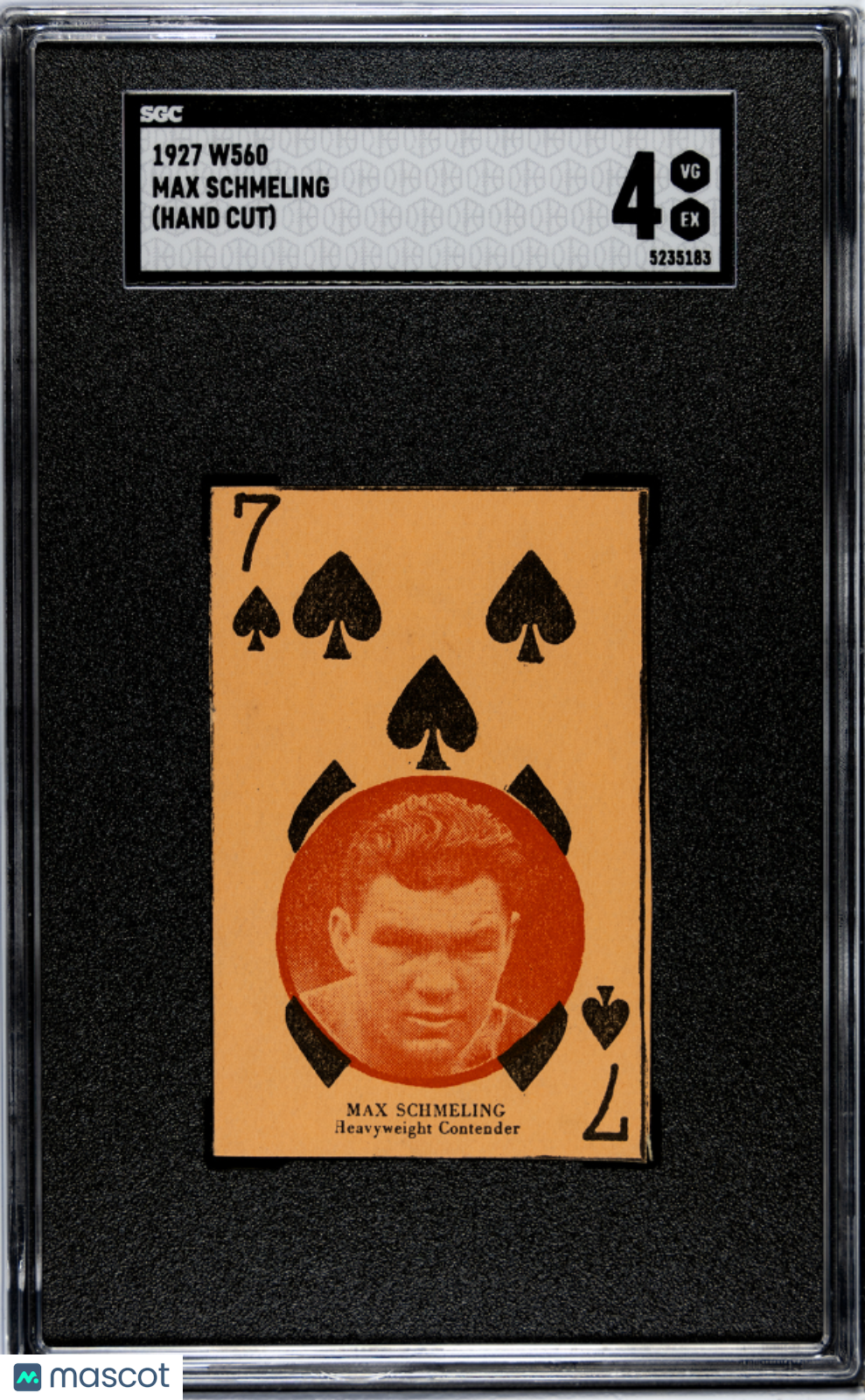 1927 W560 (W560) Max Schmeling SGC 4