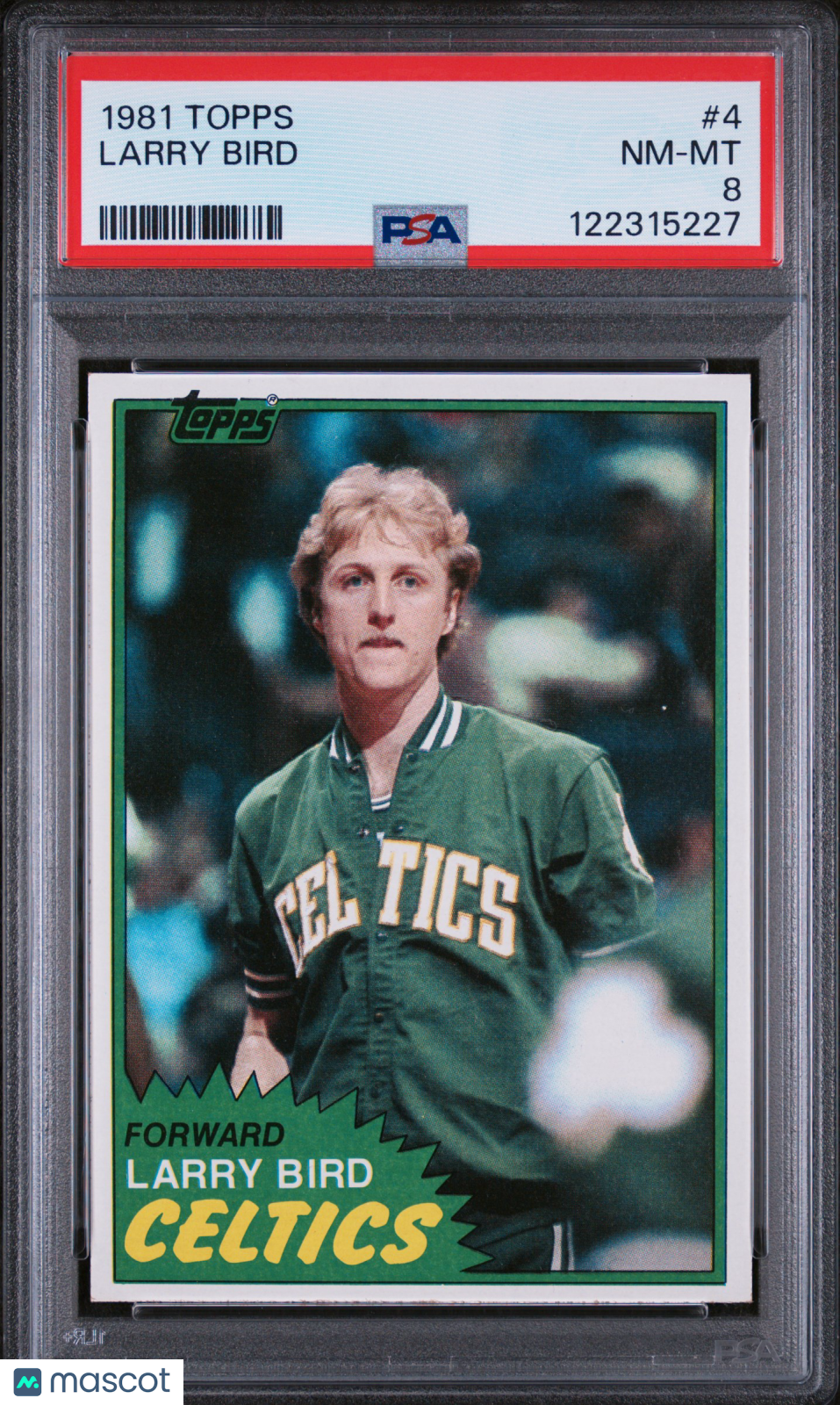 1981 Topps Larry Bird #4 PSA 8