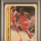 1986 Fleer Sticker Michael Jordan #8 PSA 2