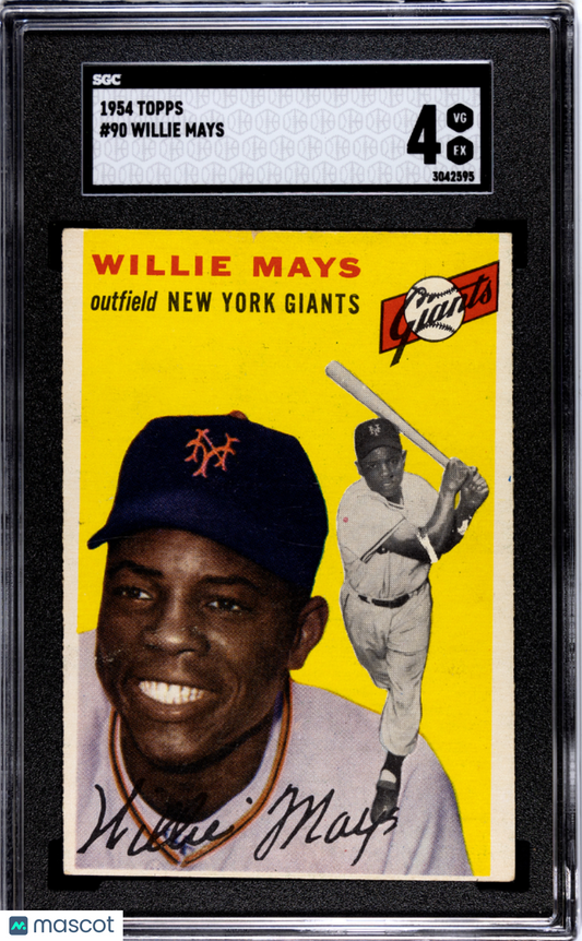 1954 Topps Willie Mays #90 SGC 4