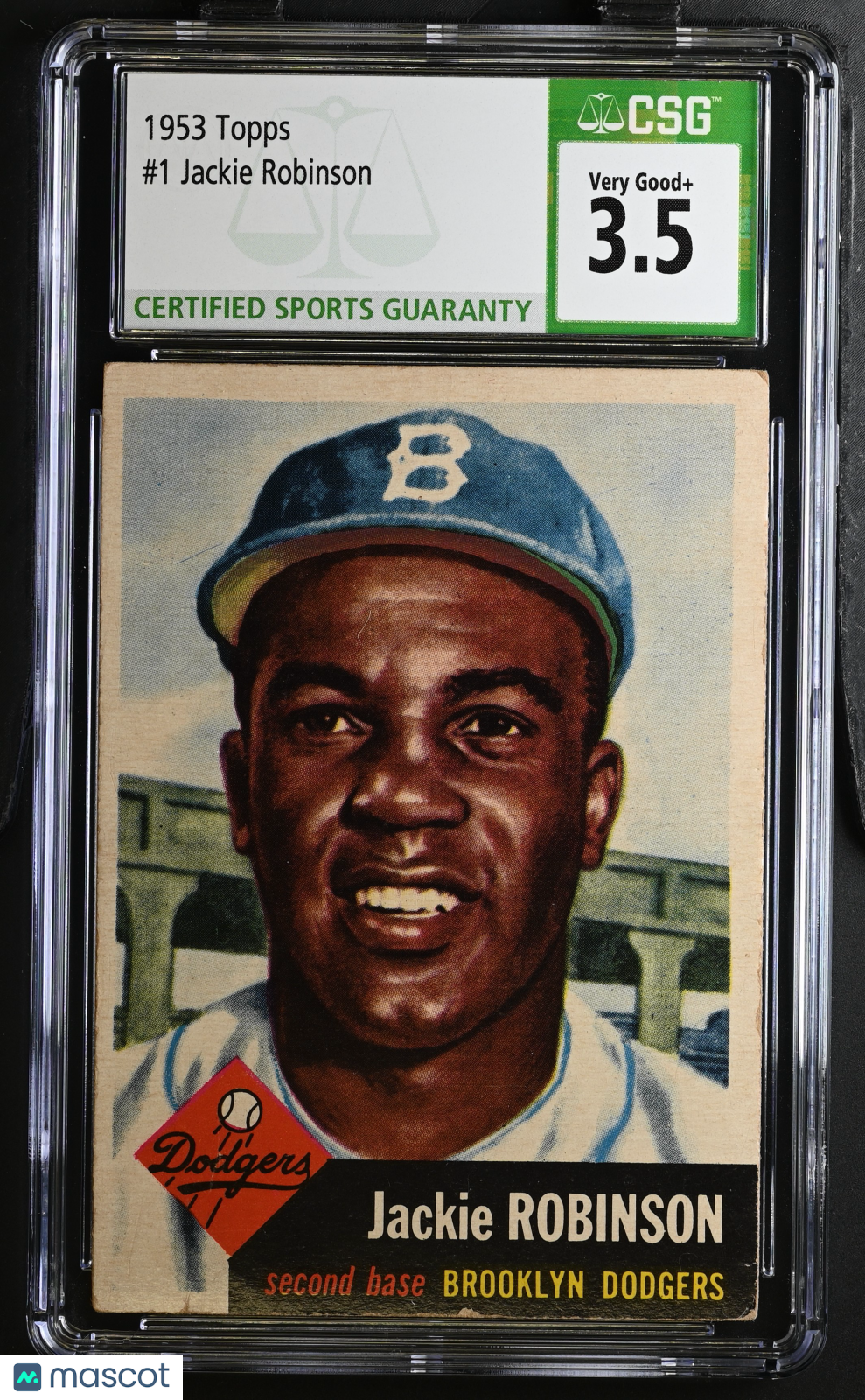 1953 Topps Jackie Robinson #1 CGC 3.5