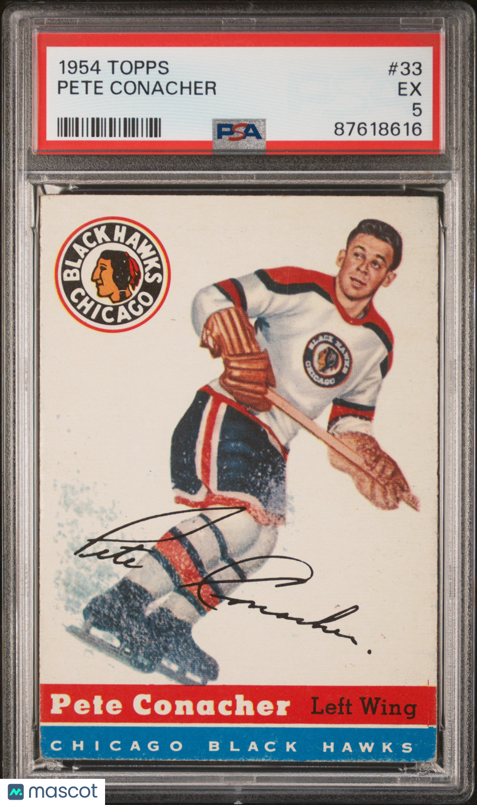 1954 Topps Pete Conacher #33 PSA 5