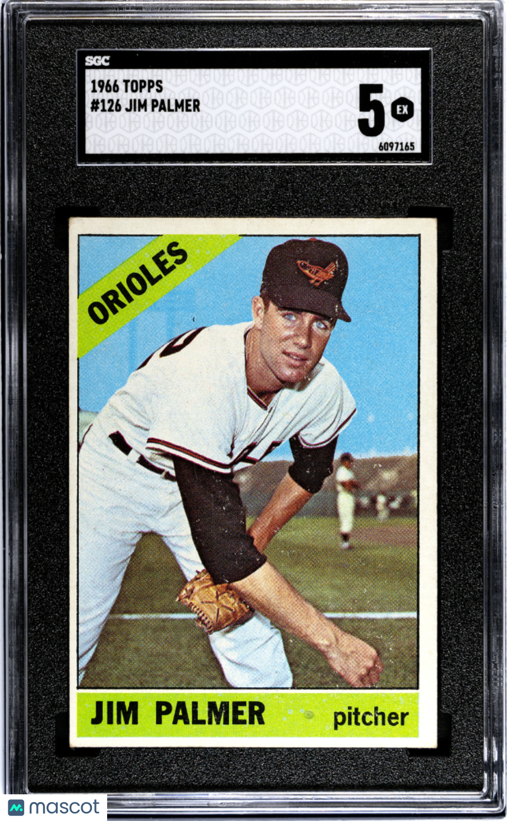 1966 Topps Jim Palmer #126 SGC 5