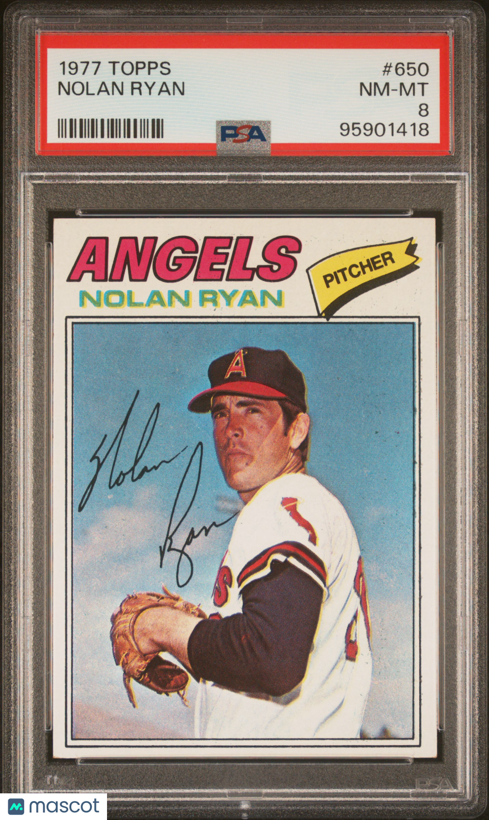 1977 Topps Nolan Ryan #650 PSA 8