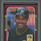 1987 Donruss Opening Day Barry Bonds #163 Dark Jersey Johnny Ray PSA 9