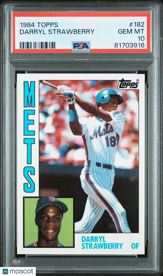 1984 Topps Darryl Strawberry #182 PSA 10