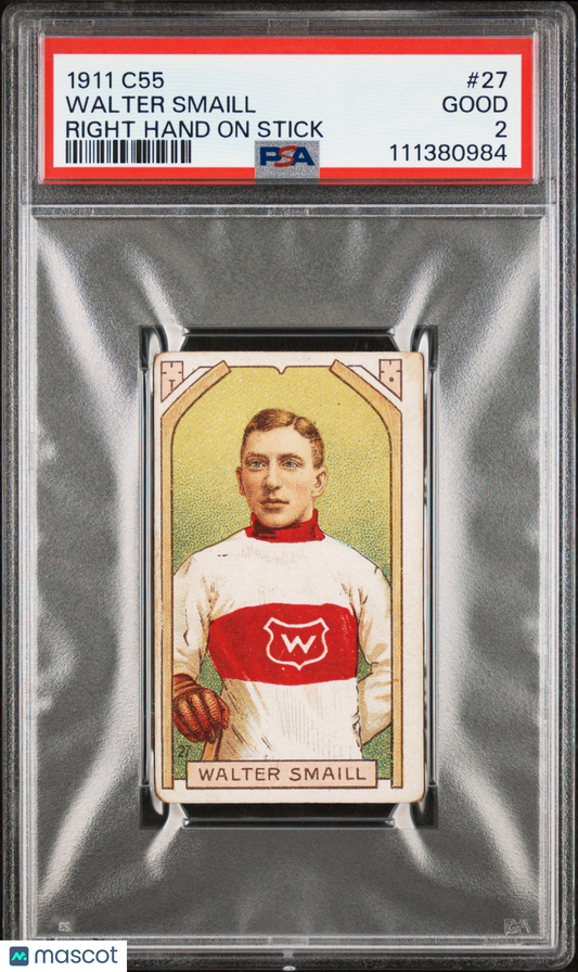 1911 C55 Walter Smaill #27 Right Hand On Stick PSA 2