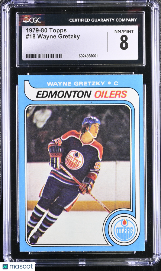 1979-80 Topps Wayne Gretzky #18 CGC 8