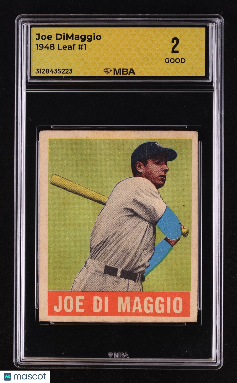 1948 Leaf Joe DiMaggio #1 MBA 2
