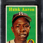 1958 Topps Hank Aaron #30 Yellow Name SGC 3.5