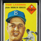 1954 Topps Tom Lasorda #132 MBA 3 RC