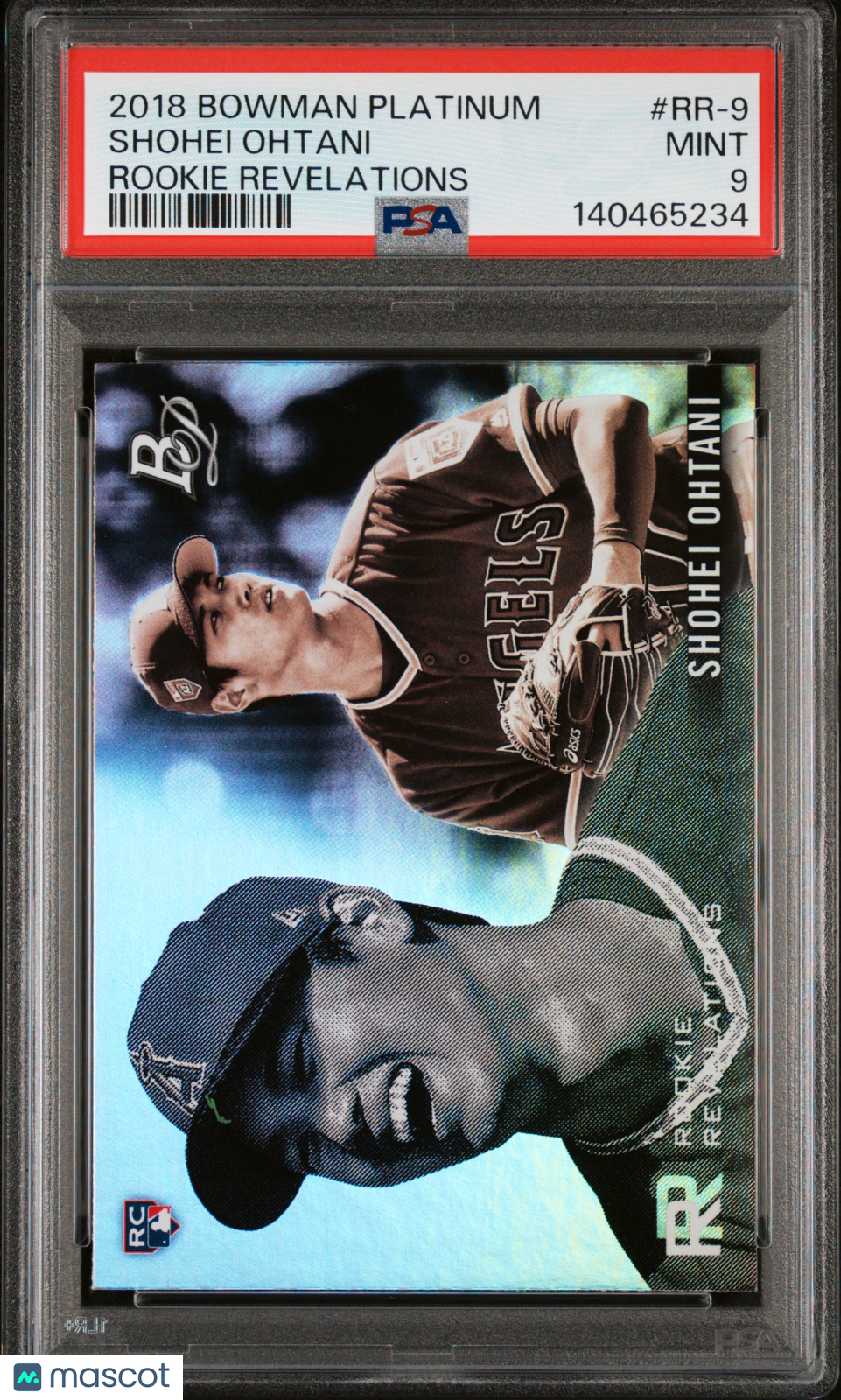 2018 Bowman Platinum Rookie Revelations Shohei Ohtani #RR-9 PSA 9