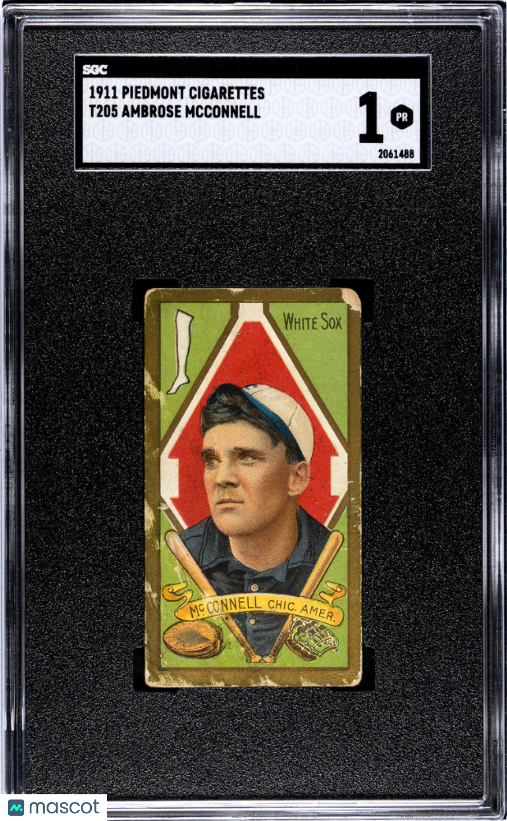 1911 Piedmont Cigarettes (T205) Ambrose McConnell SGC 1