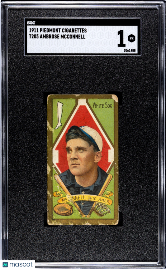 1911 Piedmont Cigarettes (T205) Ambrose McConnell SGC 1