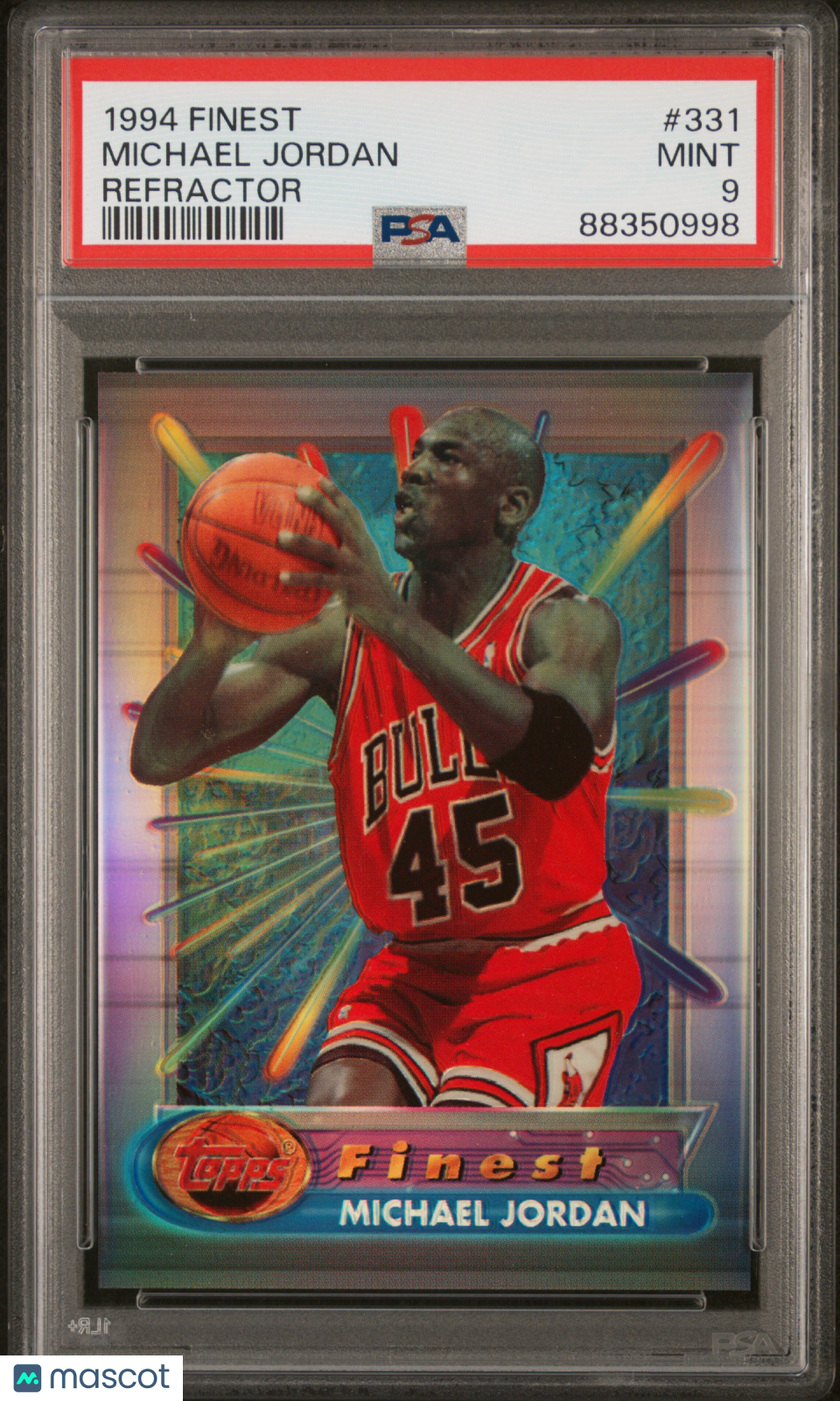 1994 Finest Michael Jordan #331 Refractor PSA 9