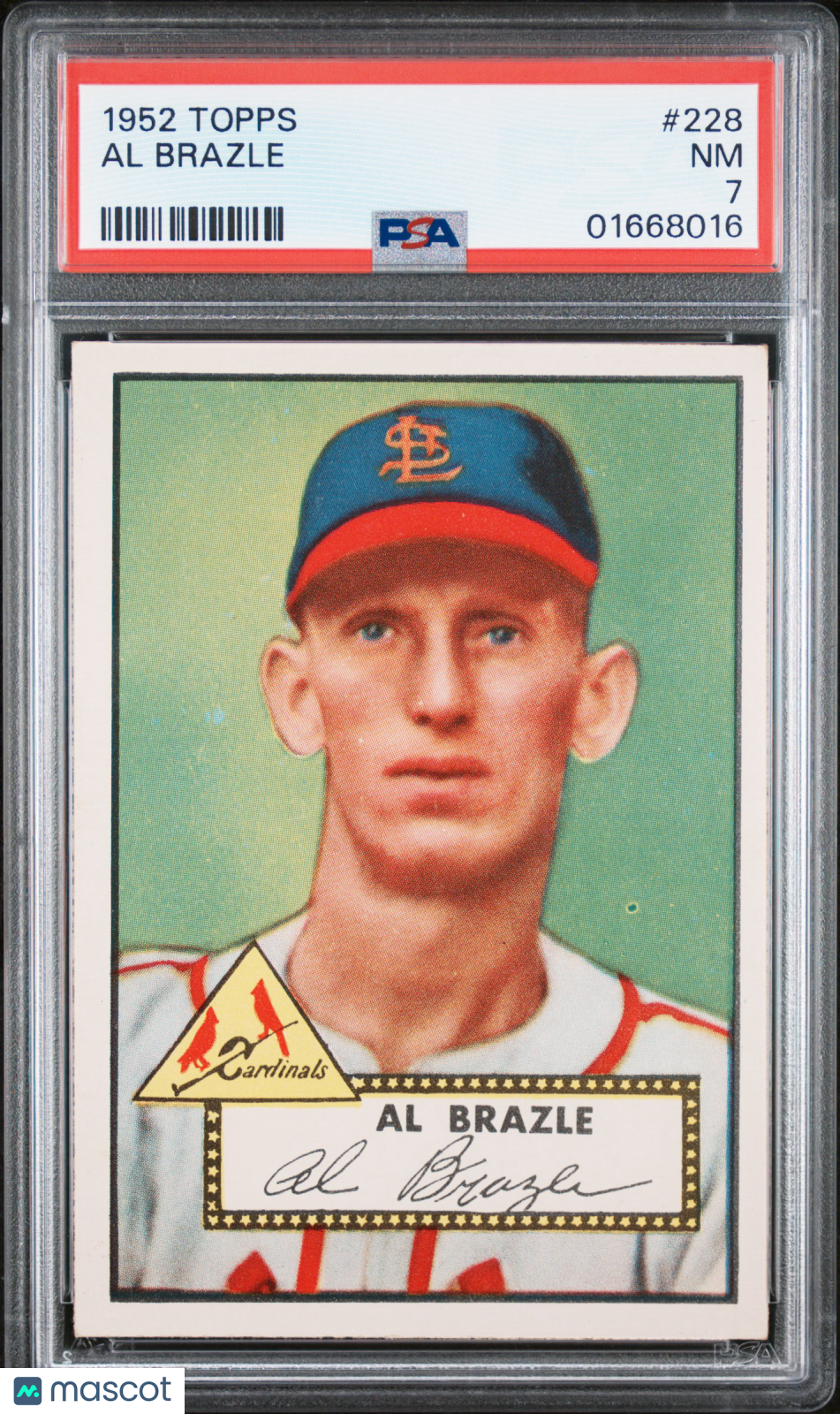 1952 Topps Al Brazle #228 PSA 7